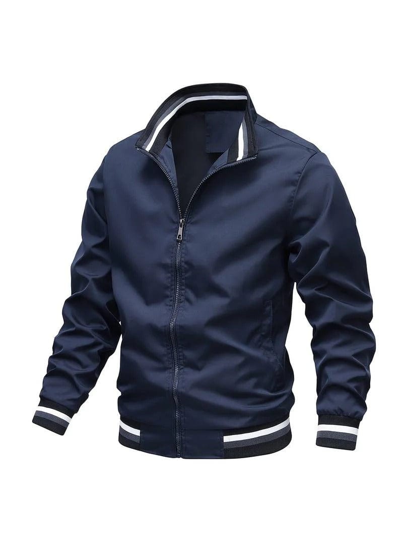 ENZO - Bomber casual para hombre