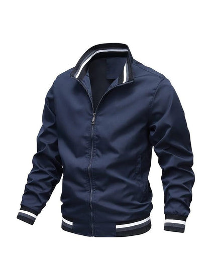 ENZO - Bomber casual para hombre
