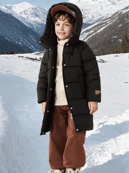 MATEO - Abrigo medio largo con cremallera para niño