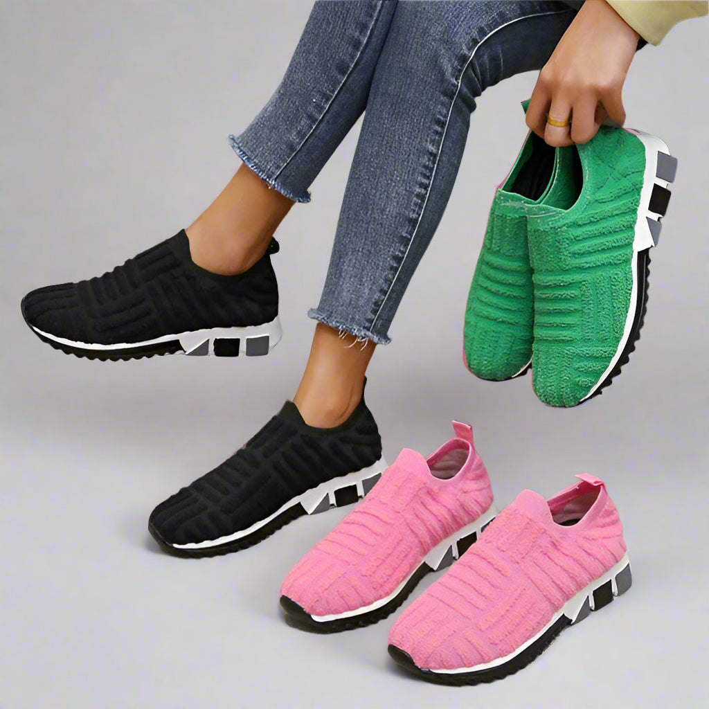 Zapatillas deportivas modernas para mujer con suela gruesa – LUNARIA
