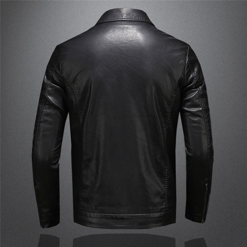 CODA - Chaqueta de cuero ajustada para hombre