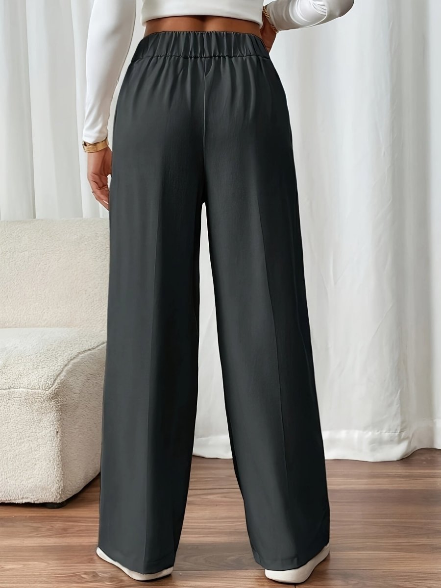 Pantalón de mujer de talle alto con corte recto – ISARA