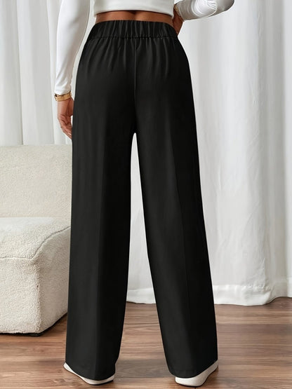 Pantalón de mujer de talle alto con corte recto – ISARA