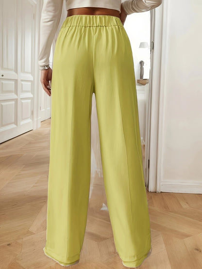 Pantalón de mujer de talle alto con corte recto – ISARA