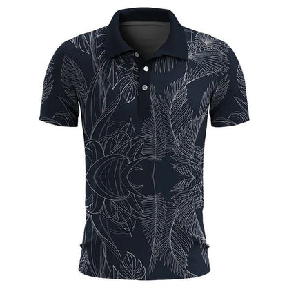 Polo para hombre con estampado tropical moderno – TROPIVAL