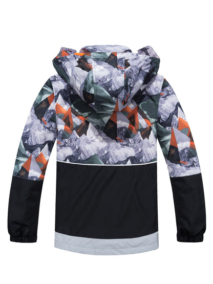 MILO - Abrigo impermeable para niños con capucha desmontable