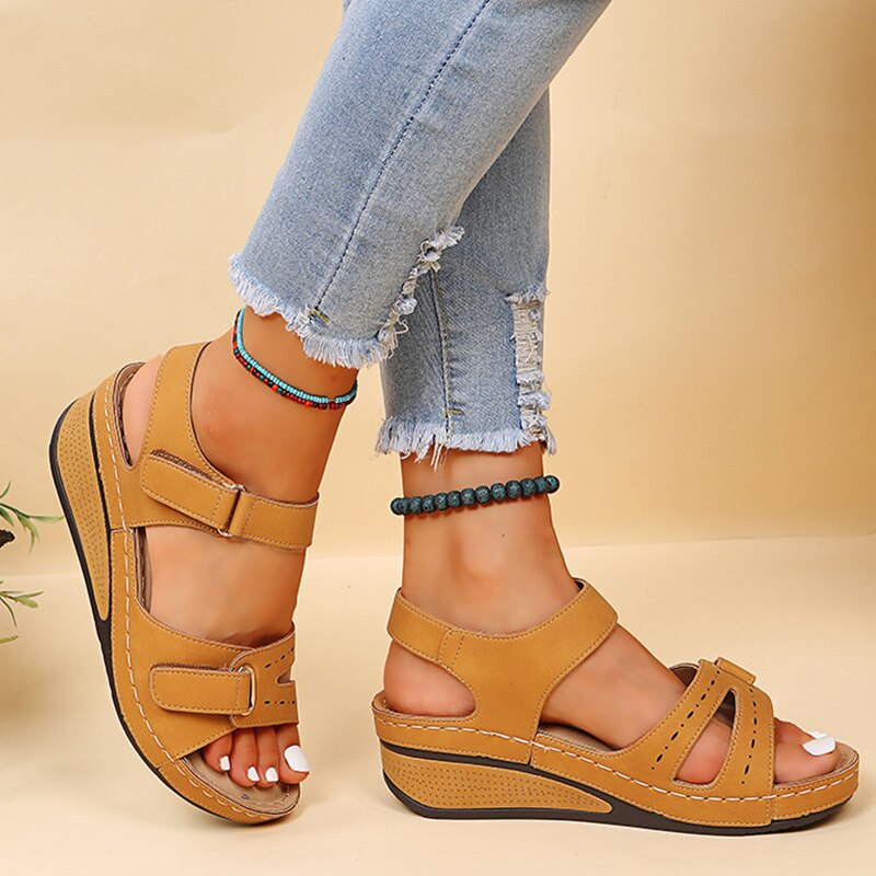Sandalias ortopédicas retro cómodas y elegantes para mujer – VIVIANA
