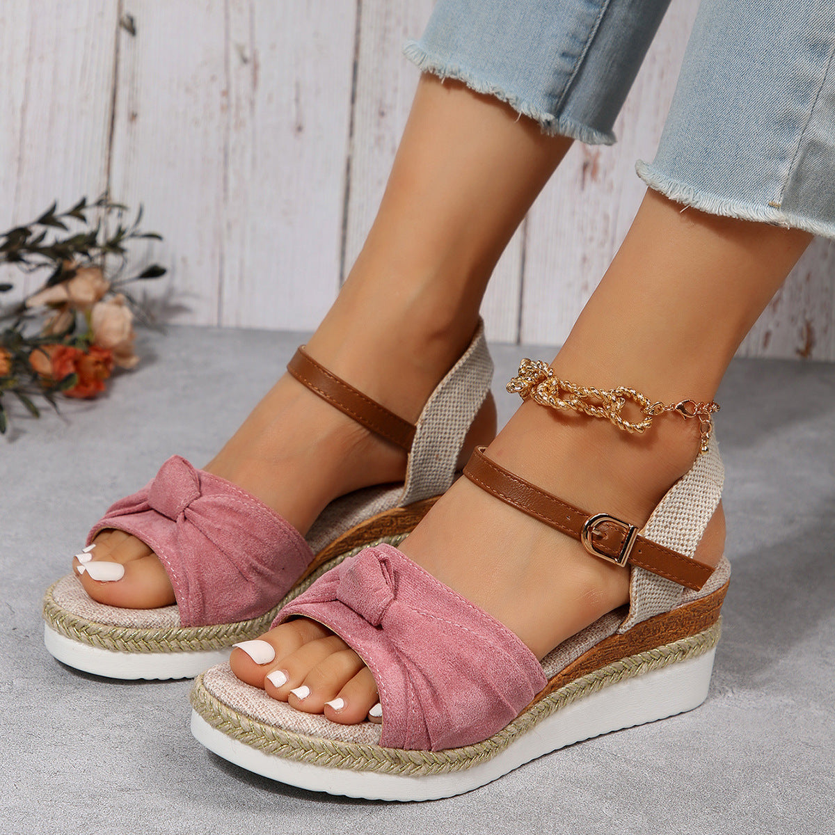 Sandalias de verano para mujer con hebilla ajustable – LISANDRA