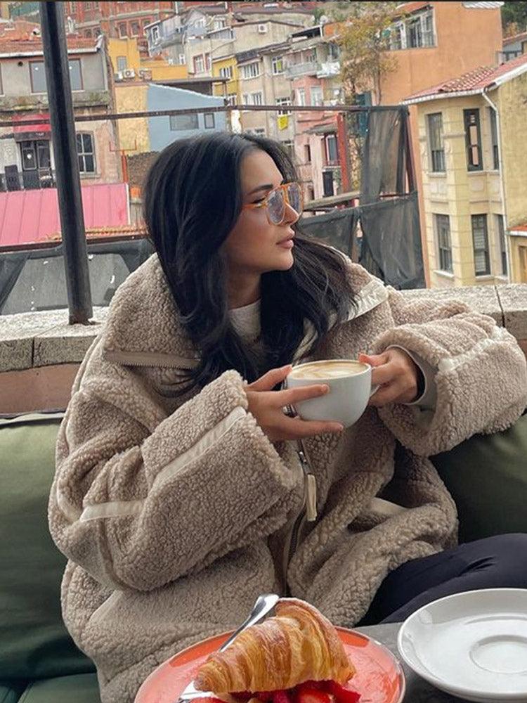 RIANNE - Chaqueta de invierno de felpa para mujeres