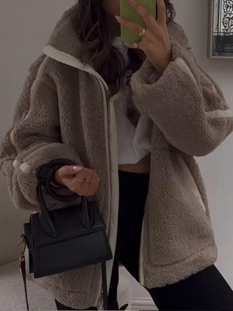 RIANNE - Chaqueta de invierno de felpa para mujeres