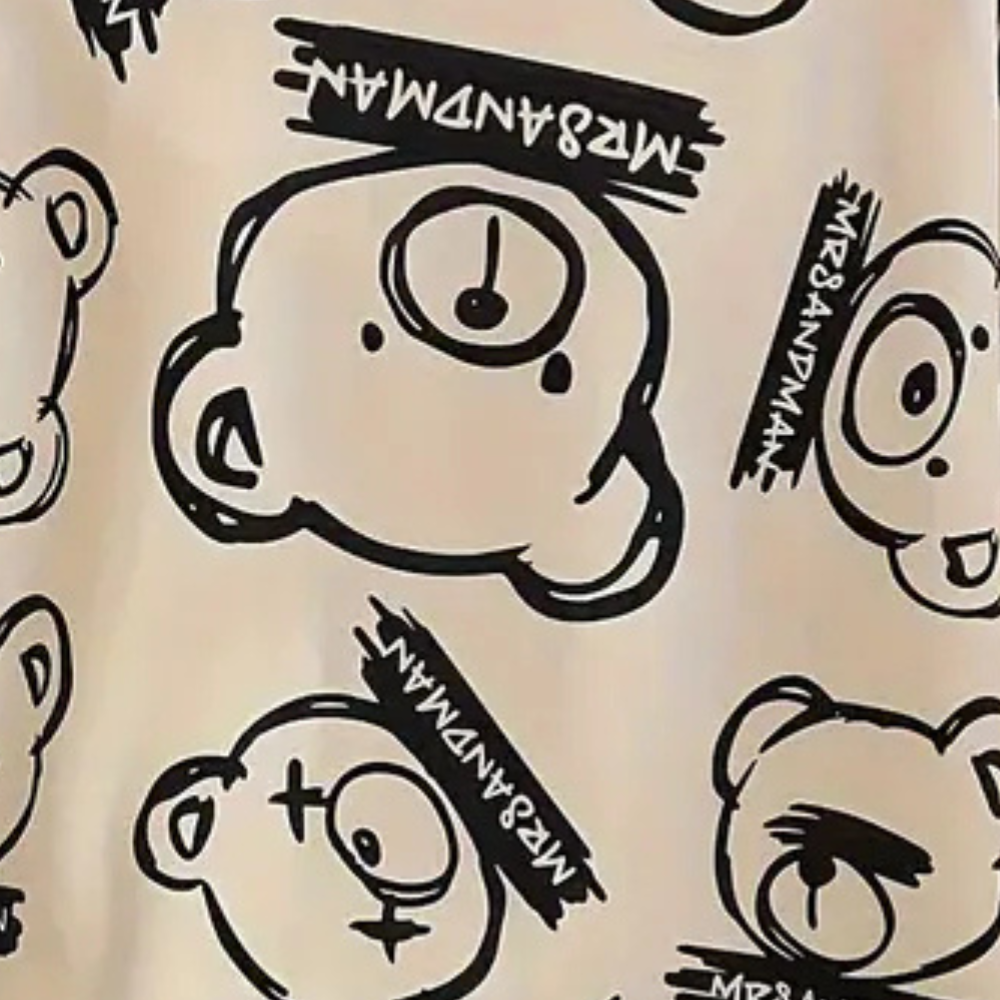 MILA - Pijama para mujer con estampado de osos