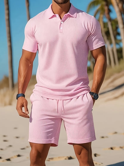 Conjunto de verano para hombre con polo y short a juego – NOAH