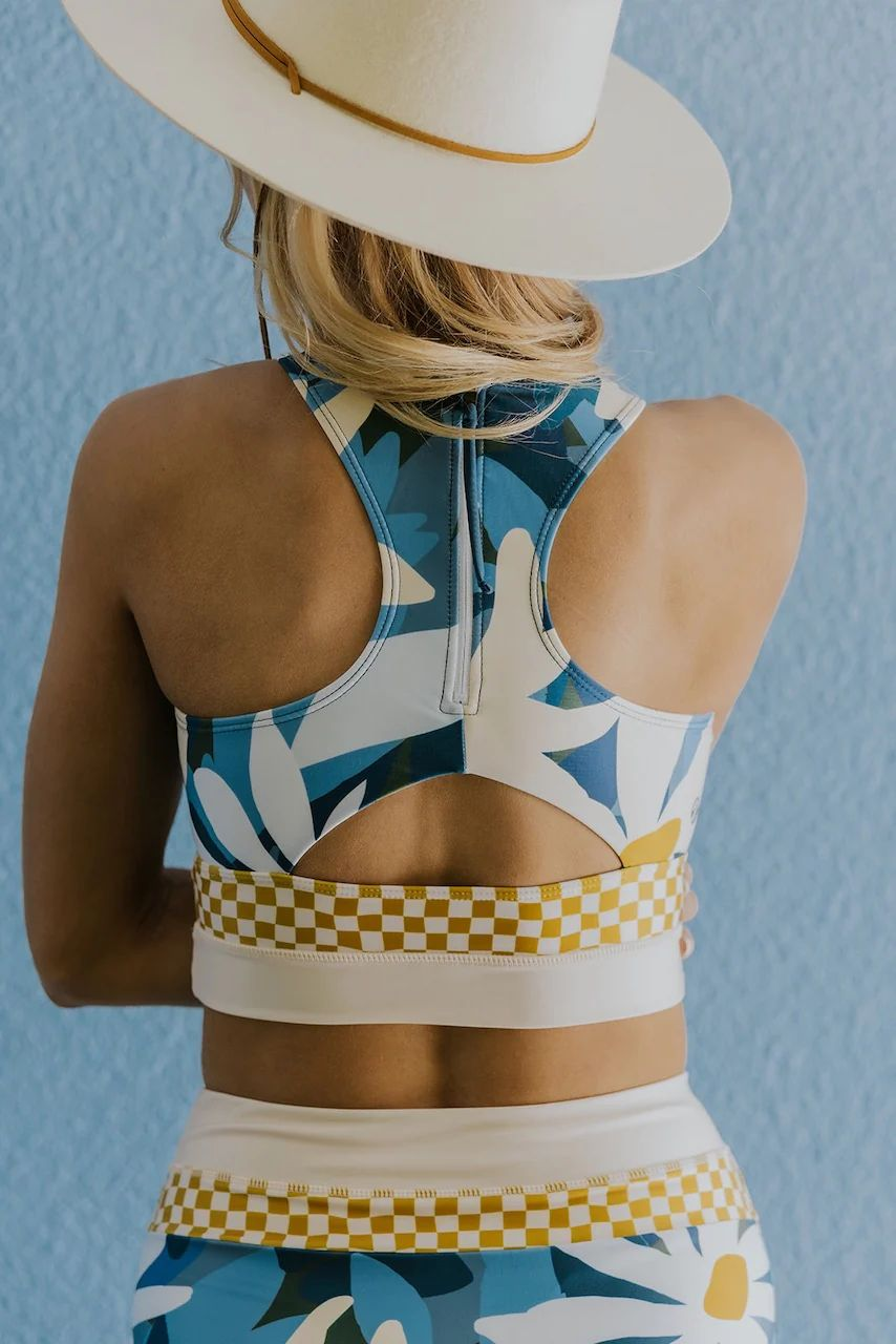 Bikini de mujer con cintura alta y top deportivo – MILAGROS