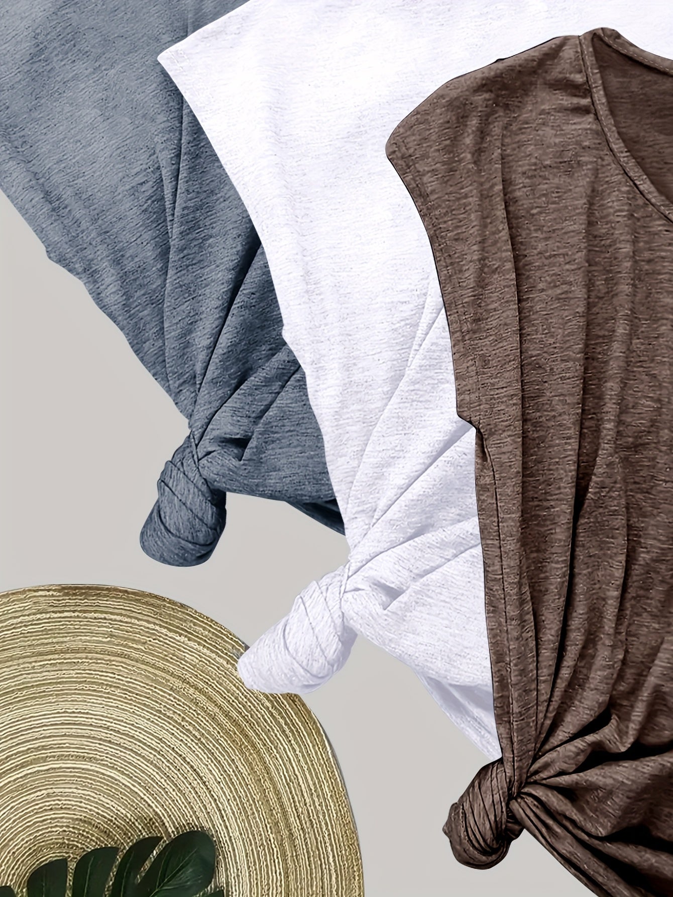 Blusa veraniega de mujer con escote en V y diseño fluido – YENNA