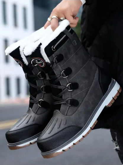 Botas de invierno para hombre con forro cálido y suela antideslizante – ALPENOR