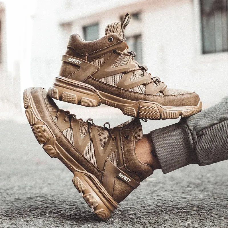 Zapatos de seguridad ligeros con puntera de acero para trabajo profesional – CORE