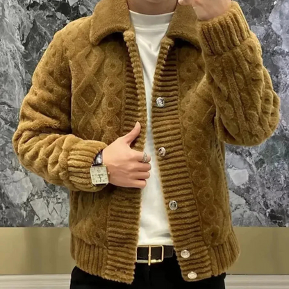 HUGO - Cárdigan grueso y cómodo para hombre