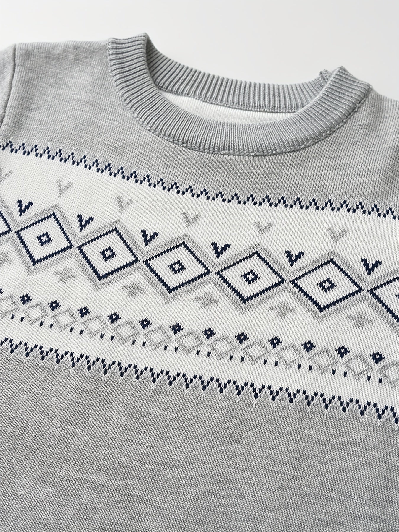 LARS - Jersey casual de punto con bloques de color para niño