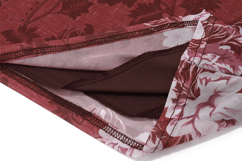 Ximena - Vestido Largo Con Tirantes Estampado Floral Primavera Verano con Cuello en V Para Fiesta Vacaciones En la Playa Estilo Y2K Para Mujer 2024