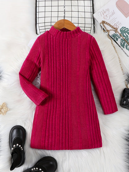 LIA - Jersey térmico largo de punto para niñas