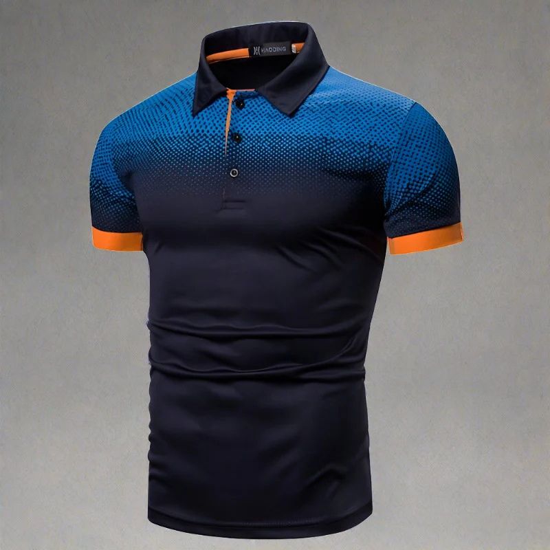 Polo para hombre con efecto degradado moderno – GRADINEL