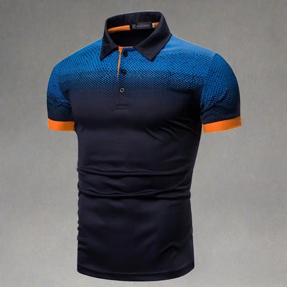 Polo para hombre con efecto degradado moderno – GRADINEL