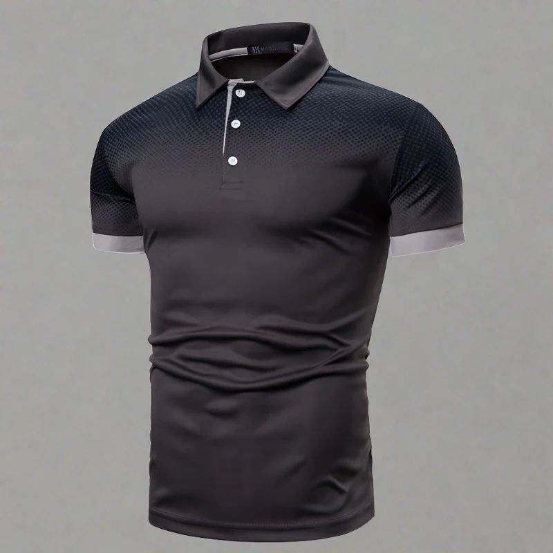 Polo para hombre con efecto degradado moderno – GRADINEL