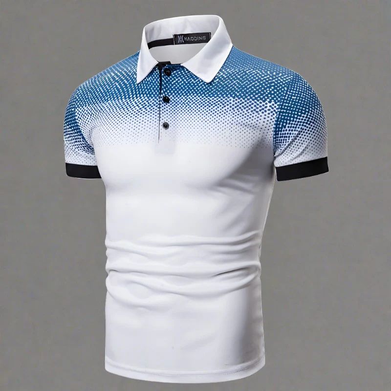 Polo para hombre con efecto degradado moderno – GRADINEL