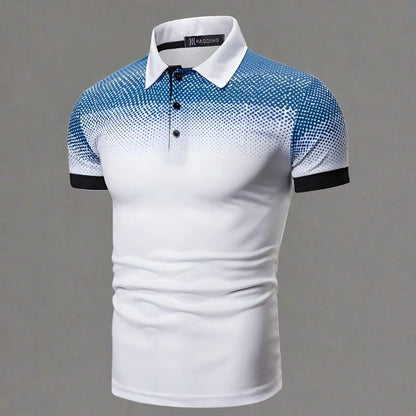 Polo para hombre con efecto degradado moderno – GRADINEL