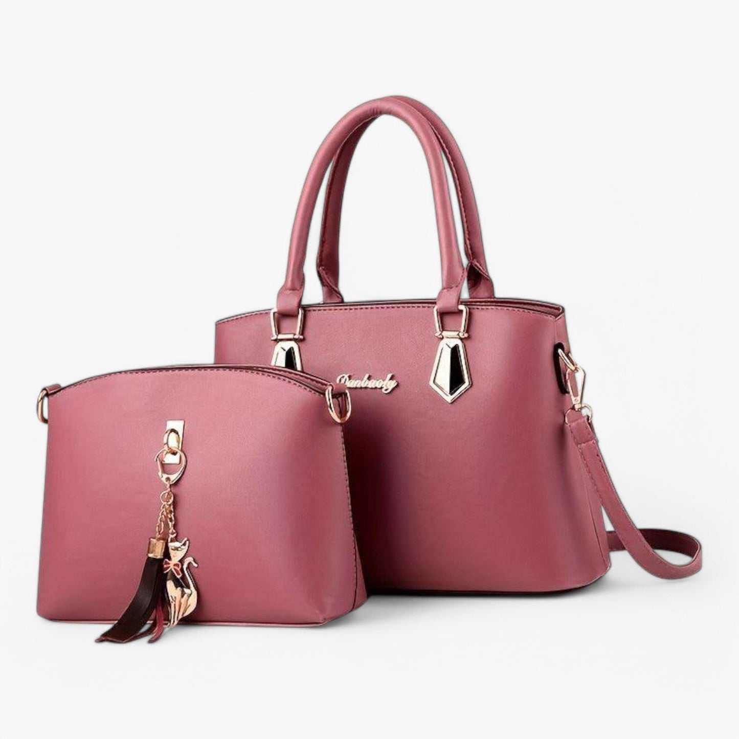 Set de bolsos de polipiel elegante para mujer – DALINA