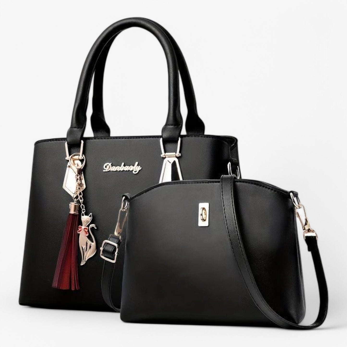 Set de bolsos de polipiel elegante para mujer – DALINA