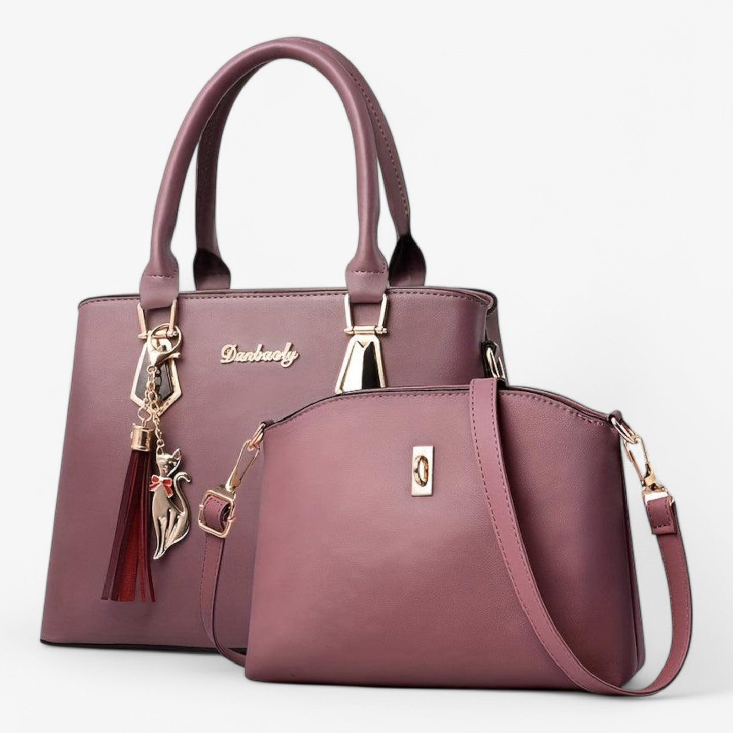 Set de bolsos de polipiel elegante para mujer – DALINA