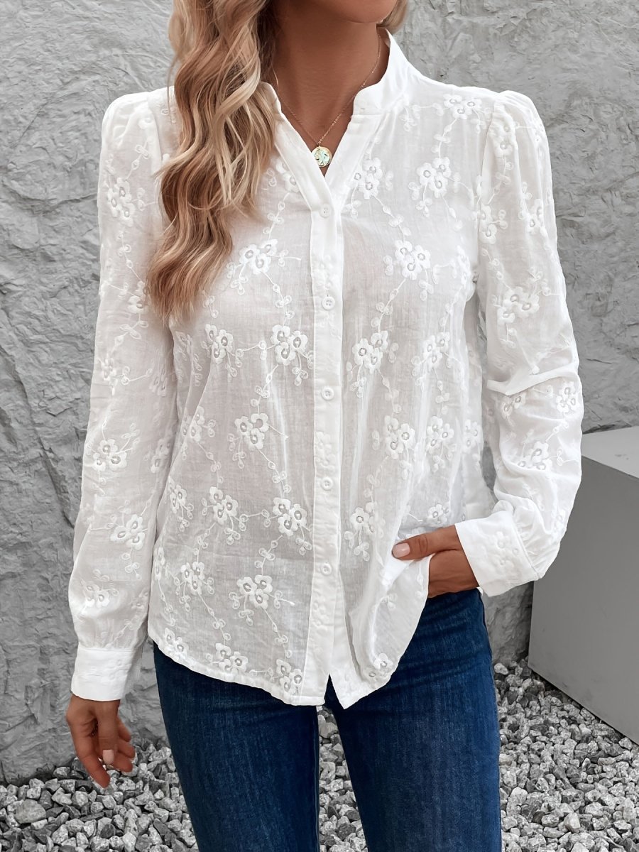 Blusa femenina con detalles elegantes y corte fluido – SOFÍA