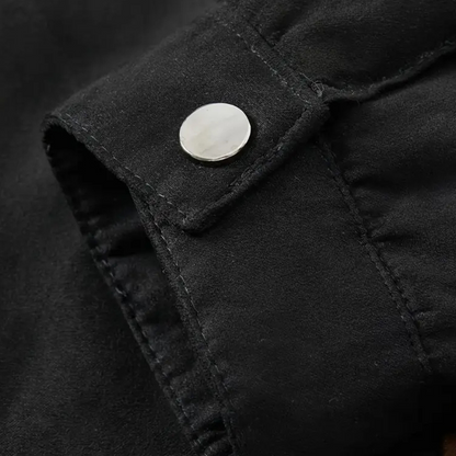 ÁLVARO - Chaqueta para hombre con forro de sherpa y cremallera