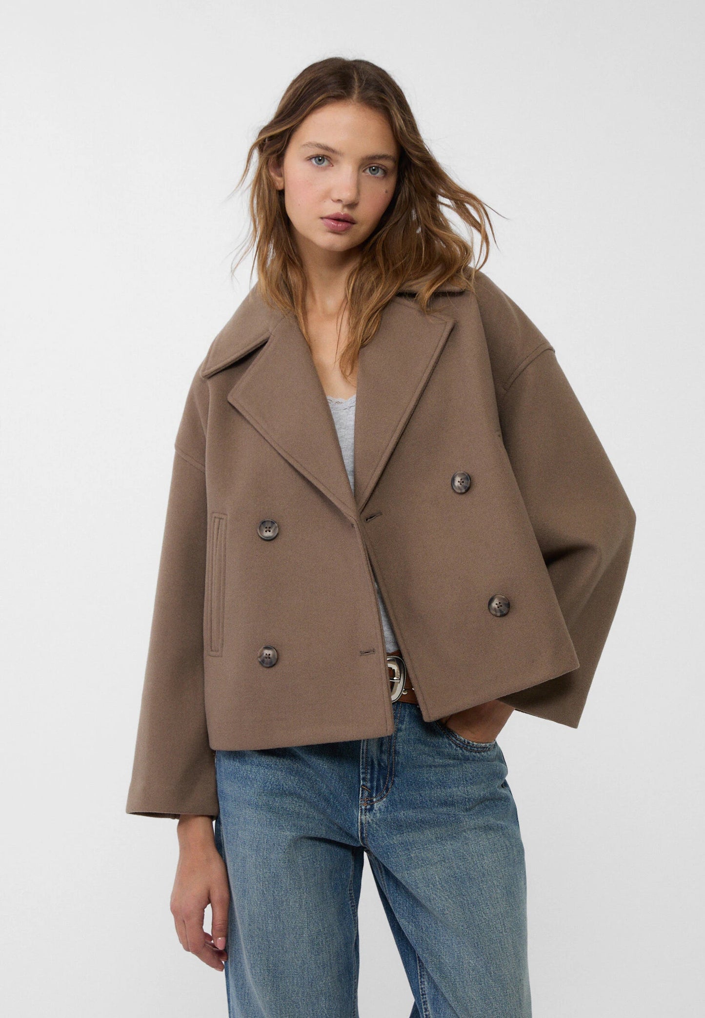 Chaqueta para mujer de invierno con doble botonadura - SARA