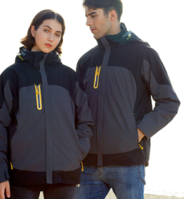 NORDIK - Chaqueta de esquí impermeable con capucha para hombre