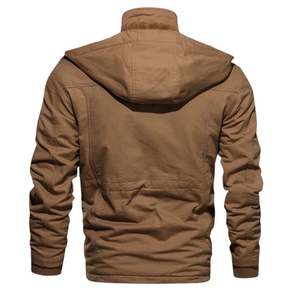 MARC - Chaqueta táctica para exteriores con múltiples bolsillos para hombre