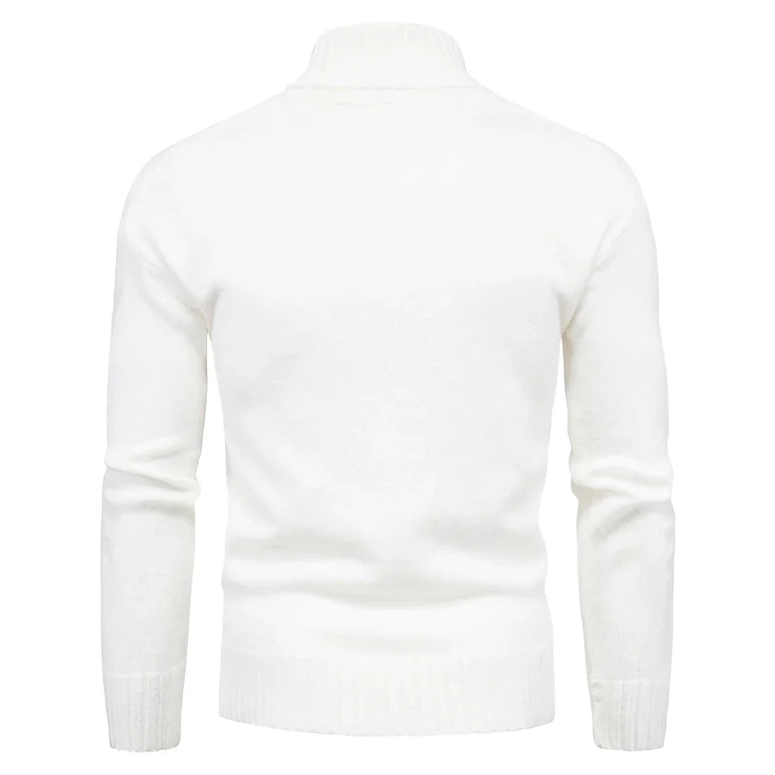 EMIL - Suéter de punto casual con cuello alto para hombre