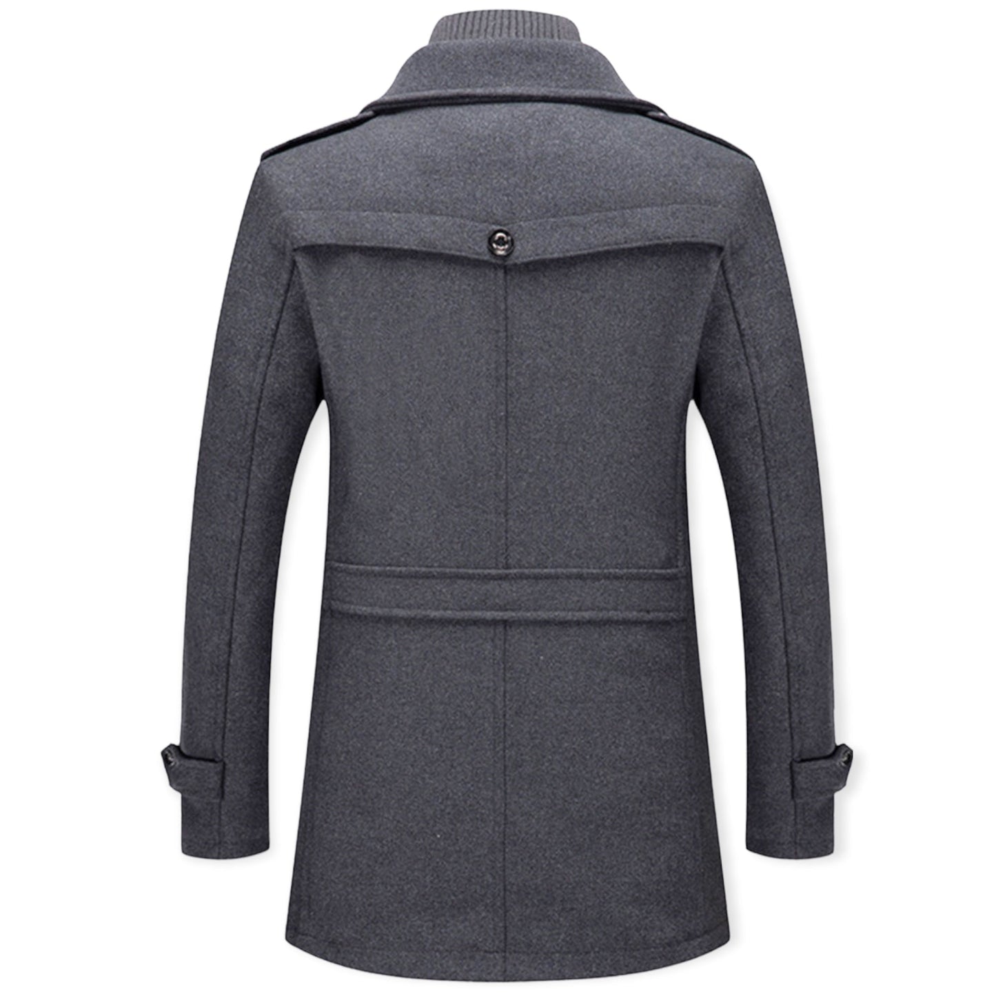 BRUNO - Chaqueta casual con cremallera y cuello alto para hombre
