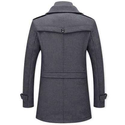 BRUNO - Chaqueta casual con cremallera y cuello alto para hombre