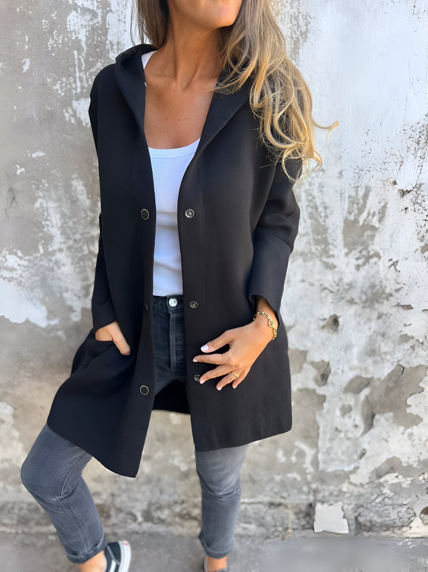 VALMA - Chaqueta casual con capucha para mujeres