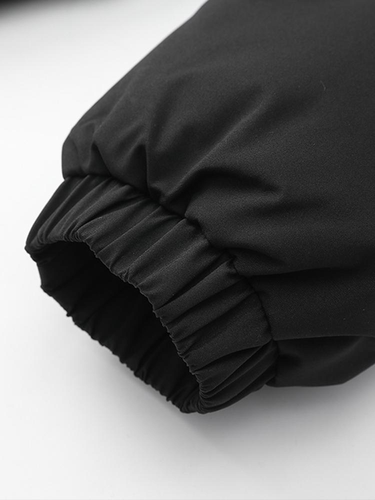 BRUNO - Chaqueta de invierno acolchada de doble capa con capucha para hombre