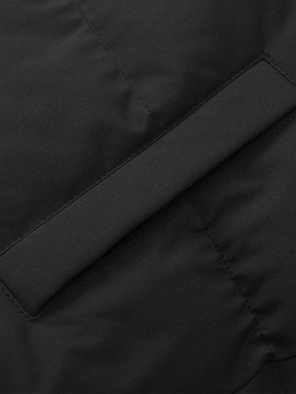 BRUNO - Chaqueta de invierno acolchada de doble capa con capucha para hombre