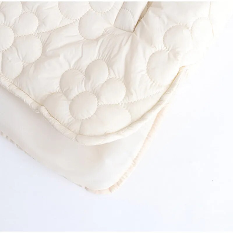 ARALYN - Abrigo de invierno para mujeres con flores prensadas