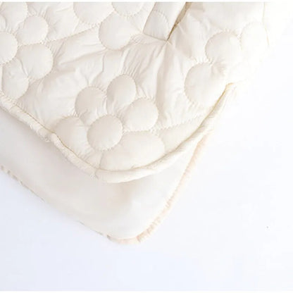 ARALYN - Abrigo de invierno para mujeres con flores prensadas