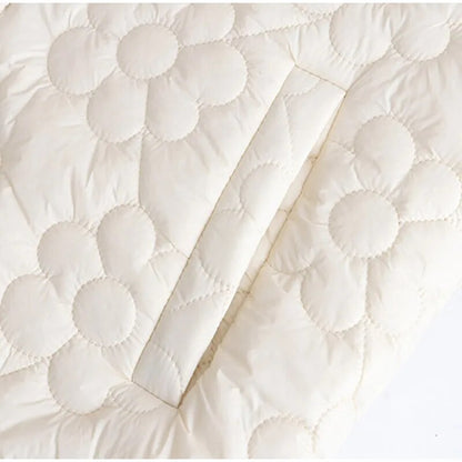 ARALYN - Abrigo de invierno para mujeres con flores prensadas