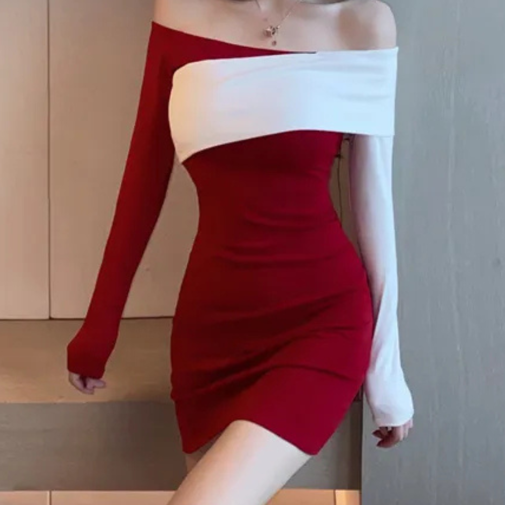 MILA - Vestido mini bodycon halter