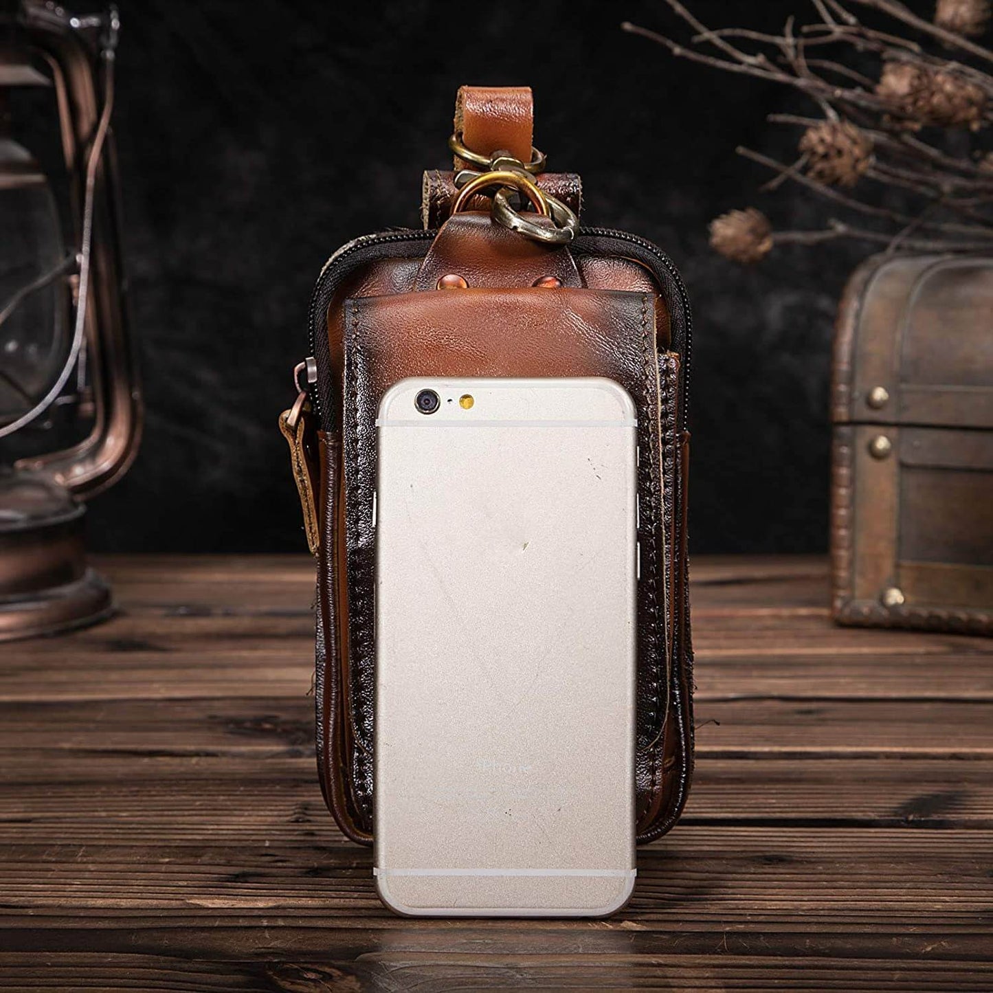 Riñonera de cuero para hombre – VALTERIO