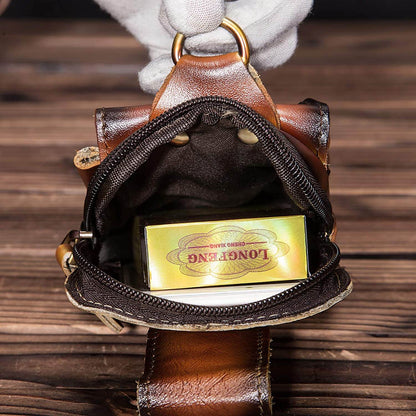 Riñonera de cuero para hombre – VALTERIO