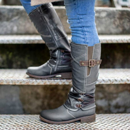 SELDA - Botas de invierno a media pierna con estilo para mujeres